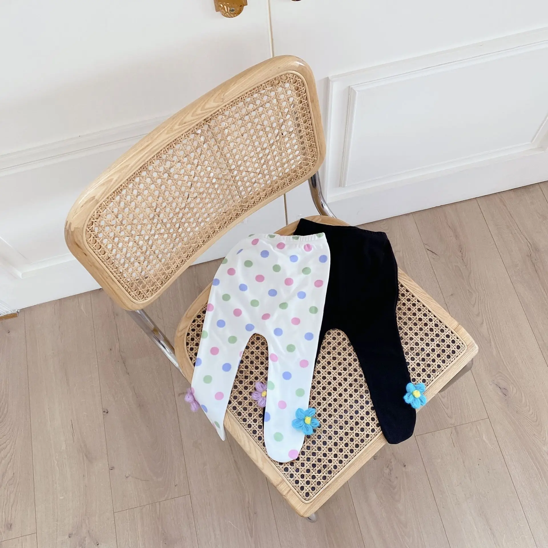 

Spring New Infant Baby Girls Full Sleeve Flower Bodysuits Striped Newborn Girls Jumpsuits Toddler Clothes