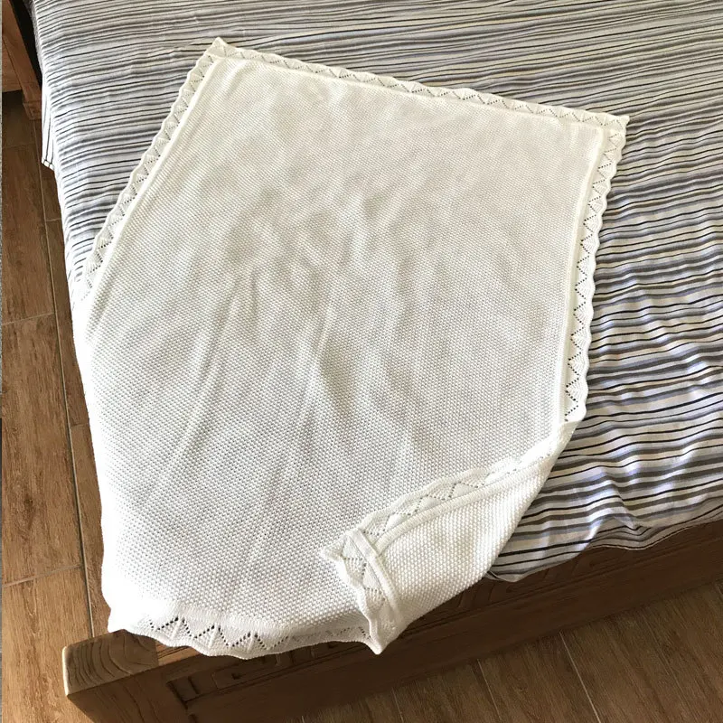 Вязаное детское одеяло пеленка для новорожденных одеяла высококачественное