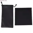 1 шт черные очки солнцезащитные очки сумка для переноски с защитой мягкая салфетка из микрофибры