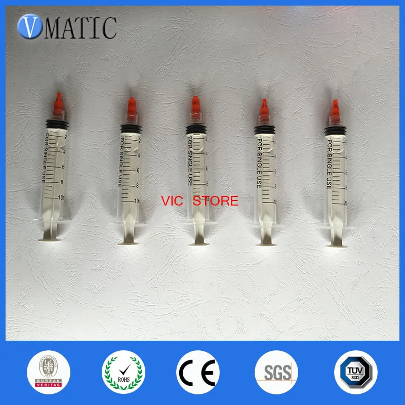 Бесплатная доставка нестерилизованный пластиковый шприц 10 мл/куб. См с красной