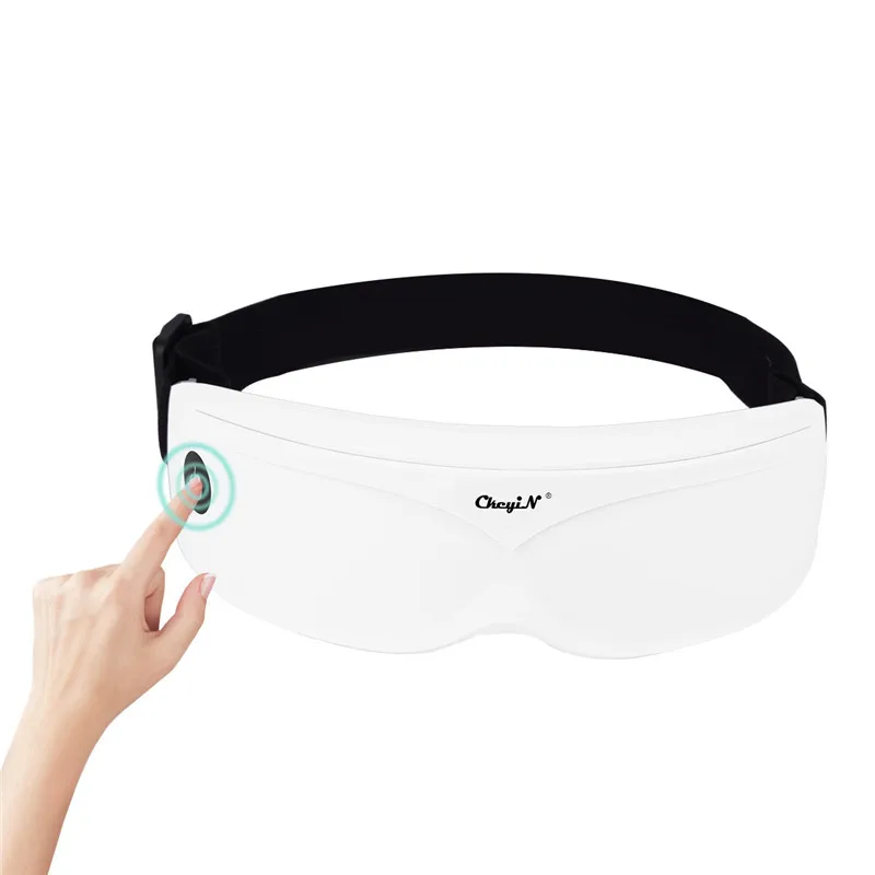 Импульсный Вибрационный массажер для глаз с микро током очков терапии снятия