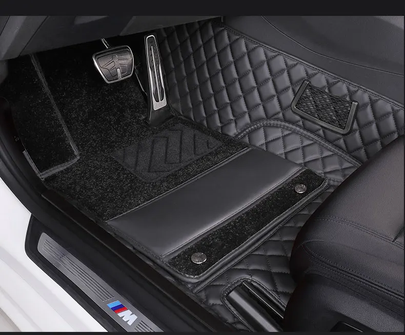Автомобильные напольные коврики для BMW 5 серии 5er E39 E60 E61 F07 F10 F11 F18 F90 G30 F31 M5 Gran Туризм