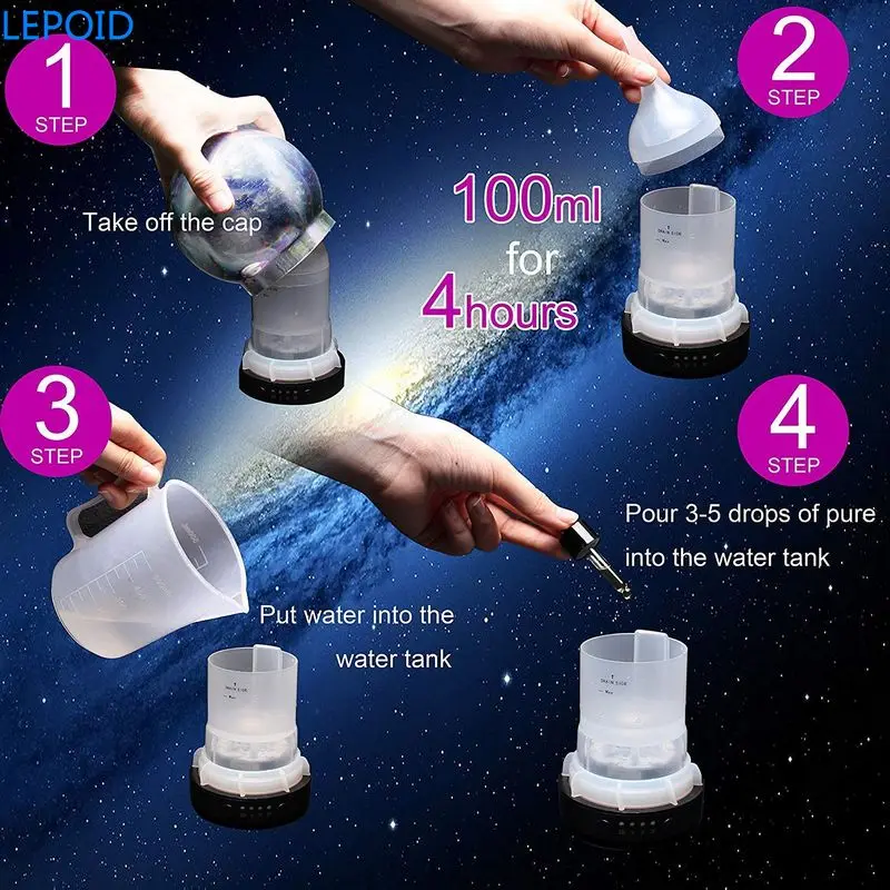 LEPOID увлажнитель воздуха диффузор эфирного масла без воды автоматическое