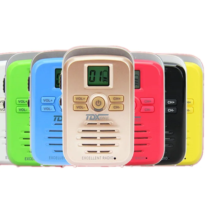 TDXONE TD-Q3 Mini Two-Way Radio Portable Ham Radio kids Walkie Talkie Colorful Interphone Toy