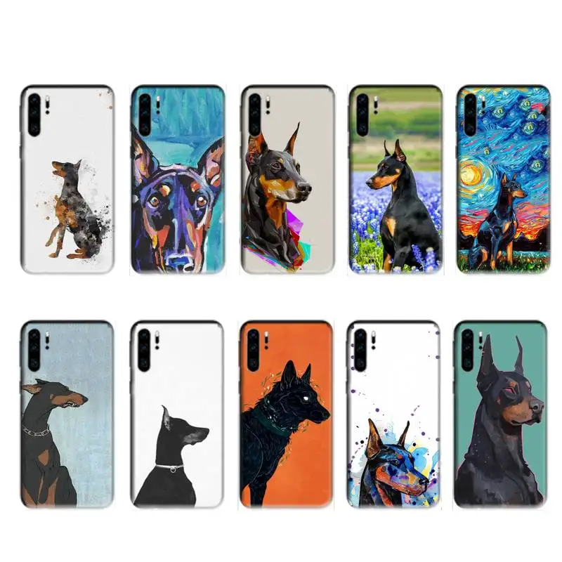 Doberman Pinsch чехол для телефона huawei p20 p30 p40 pro mate 10 20 30 lite p smart y7 2019 plus nova 3I чехлы |