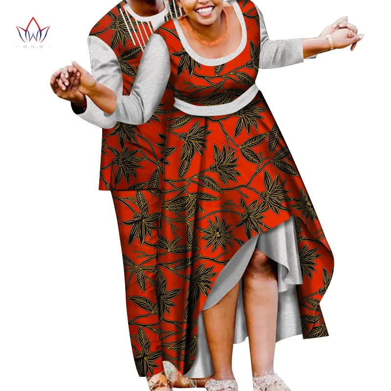 Новые африканские платья на заказ для женщин базин богатые Длинные Африканский