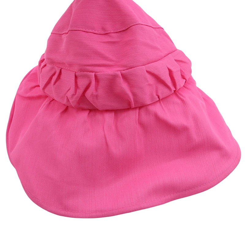 Милый Бант солнцезащитный Козырьки Шляпы съемный головной убор женские летние