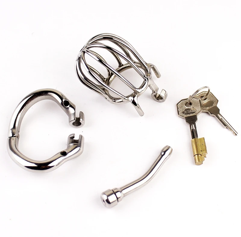 Мужское устройство целомудрия из нержавеющей стали Stealth Lock Пояс верности