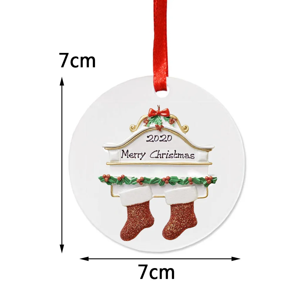 2020 рождественские украшения персонализированные висячие для дома Подарочный