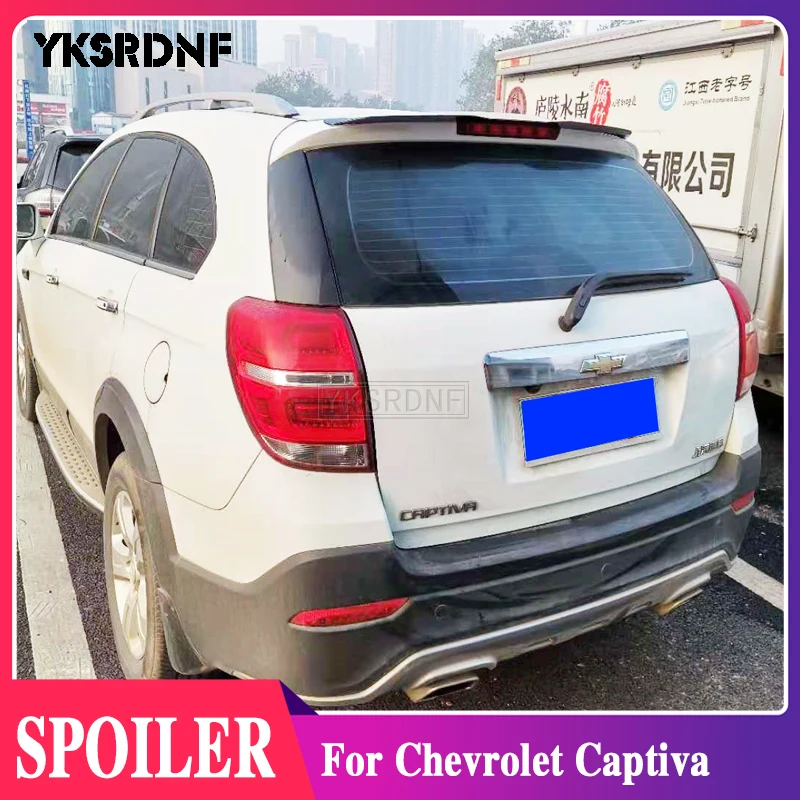 

Спойлер YKSRDNF для хэтчбека Chevrolet Captiva 2013-2018, высококачественный спойлер из АБС-пластика для заднего крыла автомобиля, спойлер праймера цвета