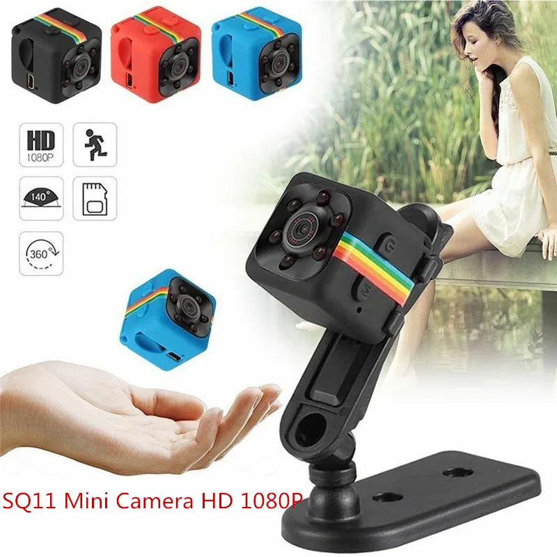 Новая HD 1080P Мини камера SQ11 ночного видения Видеокамера видео рекордер Спорт DV DVR