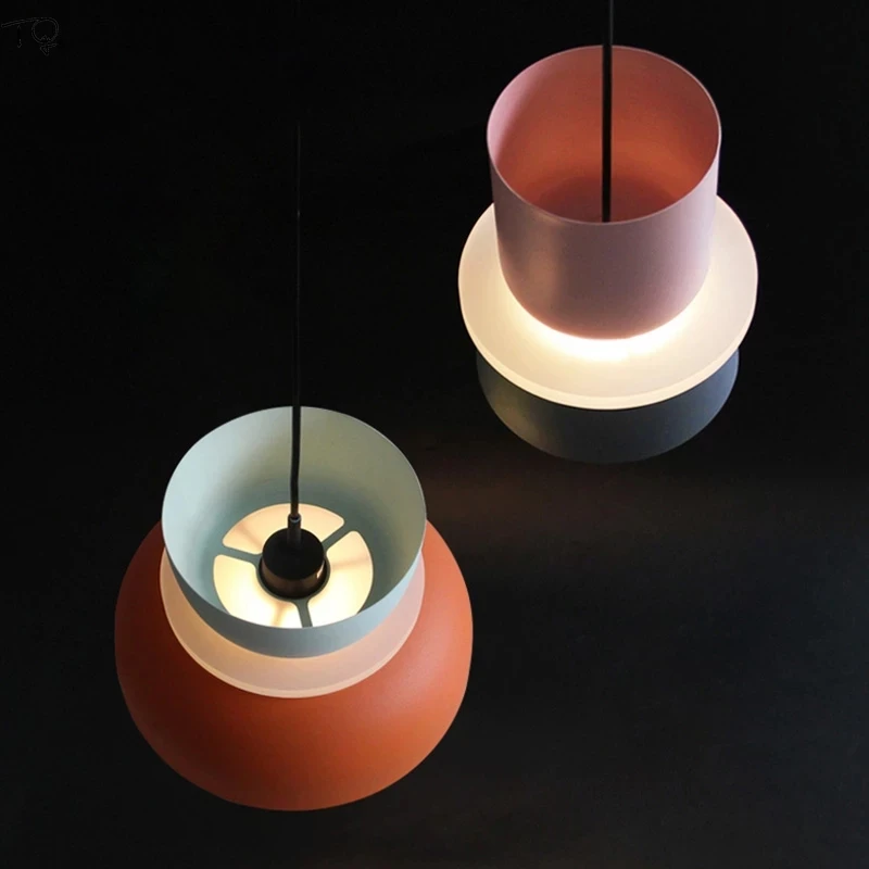 

Modern Macaron Pendant Lights LED E27 Colorful Pendant Lamp for Home Kitchen Dining/Living Room Restaurant Bedroom Hanglamp