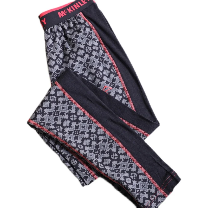 Женские Термолеггинсы из 100% мериносовой шерсти жаккардовые 230 г