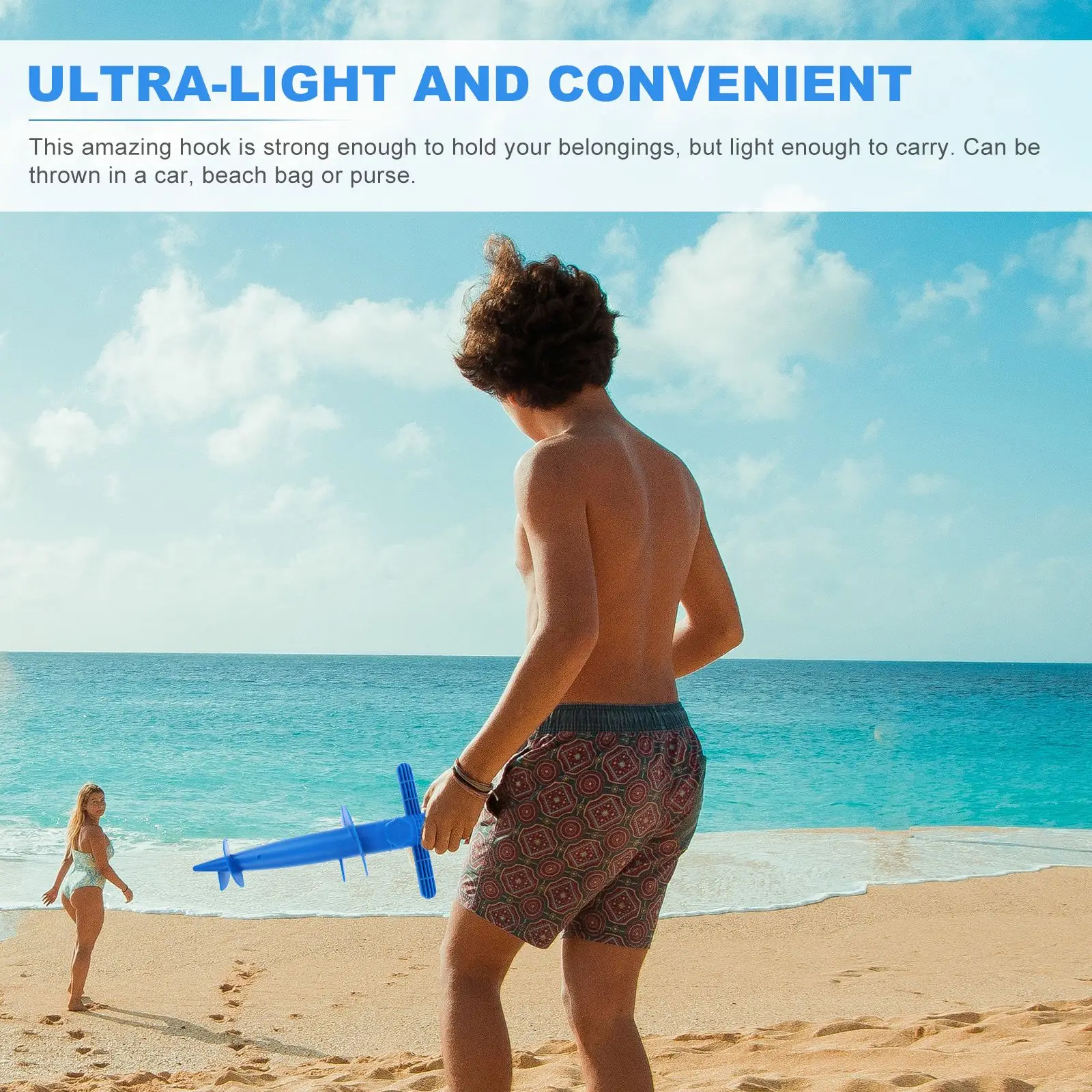 

4Pcs Plastic Umbrella Stand Beach Umbrella Sand Anchor Garden Flag Holder