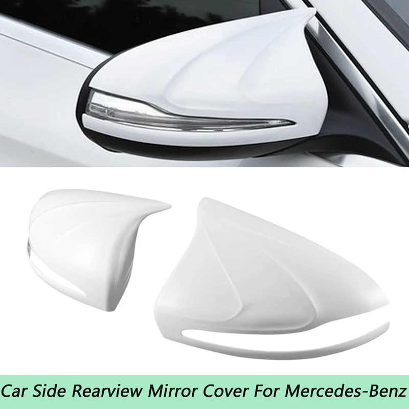 

Car Side Rearview Mirror Cover Shell for Mercedes-Benz W205 W213 X253 C E GLC GLA GLB Class