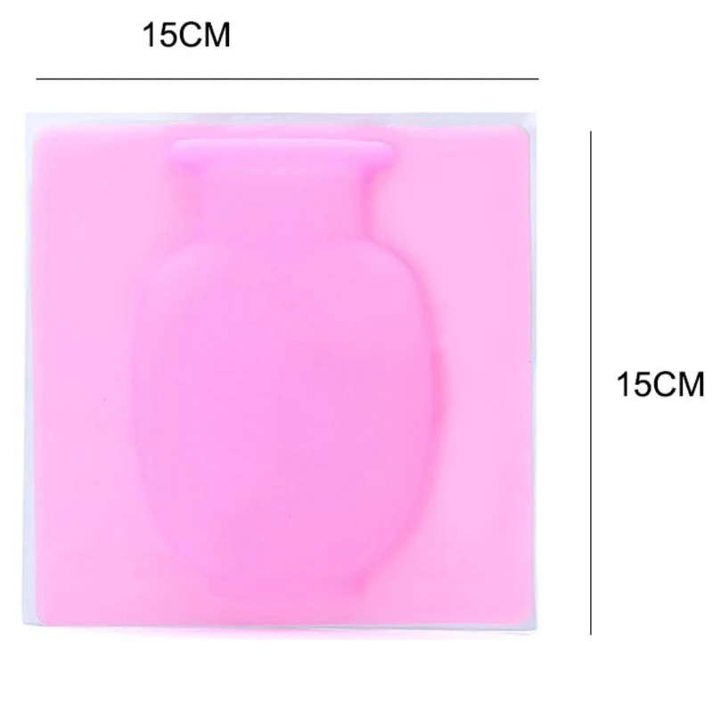 Настенная силиконовая наклейка в виде вазы бесшовная паста волшебное стекло