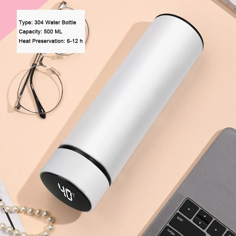 

Portable Intelligent Temperature Display Stainless Steel Thermos Water Bottle Vacuum Thermal Coffee Mug Tea Cup Christmas Gifts