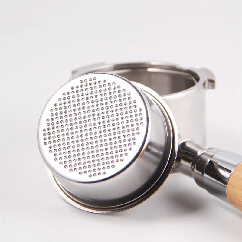 Coffee Bottomless Espresso Coffeeware Set 51mm Basket Wooden Handle Filter Holder |