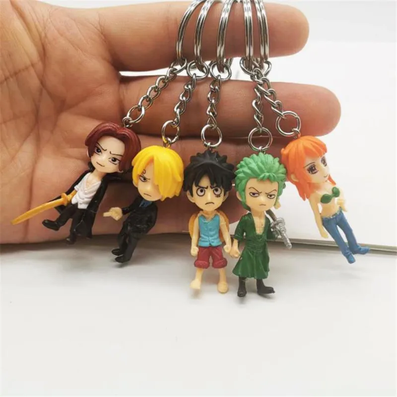 Аниме ONE PIECE Monkey D. Луффи ророноа Зоро Санджи Nami Shanks игрушка брелок аксессуары