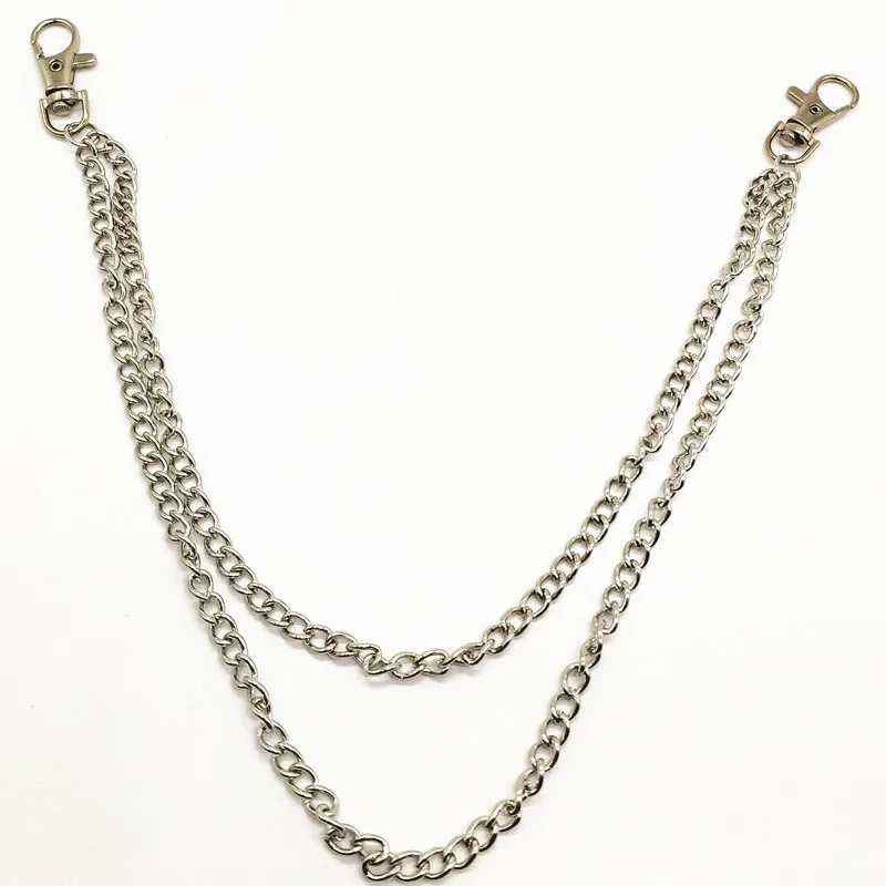 

2020 Punk Street Metal Wallet Belt Chain Big Ring Key Chain Long Trousers Hipster Key Chains Pant Keychain Unisex HipHop Jewelry