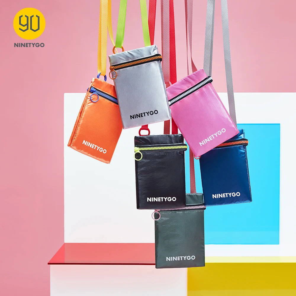 NINETYGO 90fun Double Sided Mini Bag Messenger Bag Fashion Lightweight Portable Shoulder Bag Colorful Casual Women Bags 2020 New