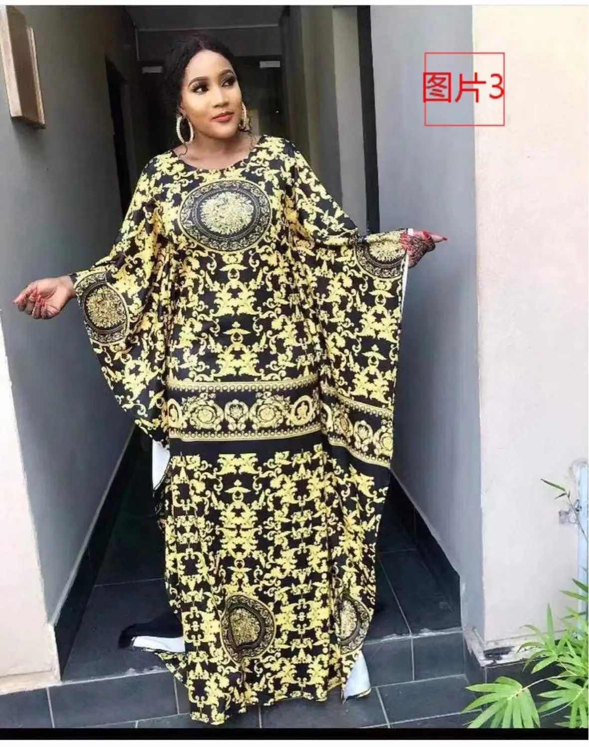 Роскошное платье в африканском стиле с принтом Дашики свободное этническом рок