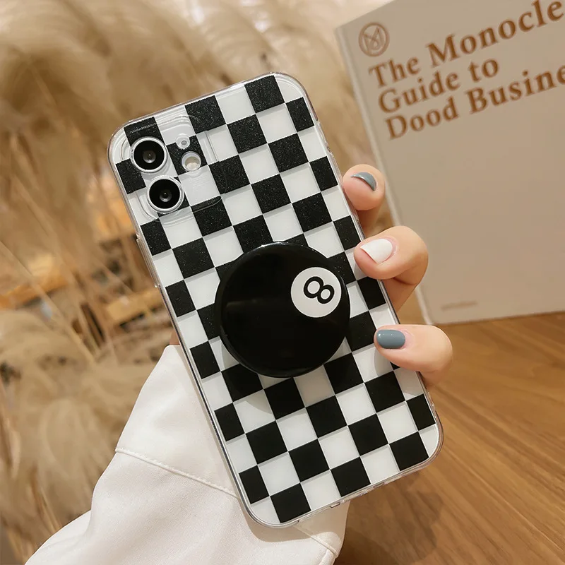 

Black White Table Tennis Kickstand Cases For iPhone 13 13mini 13Pro 13ProMax 12 12min 12Pro 12ProMax 11 11Pro 11ProMax XR X XS
