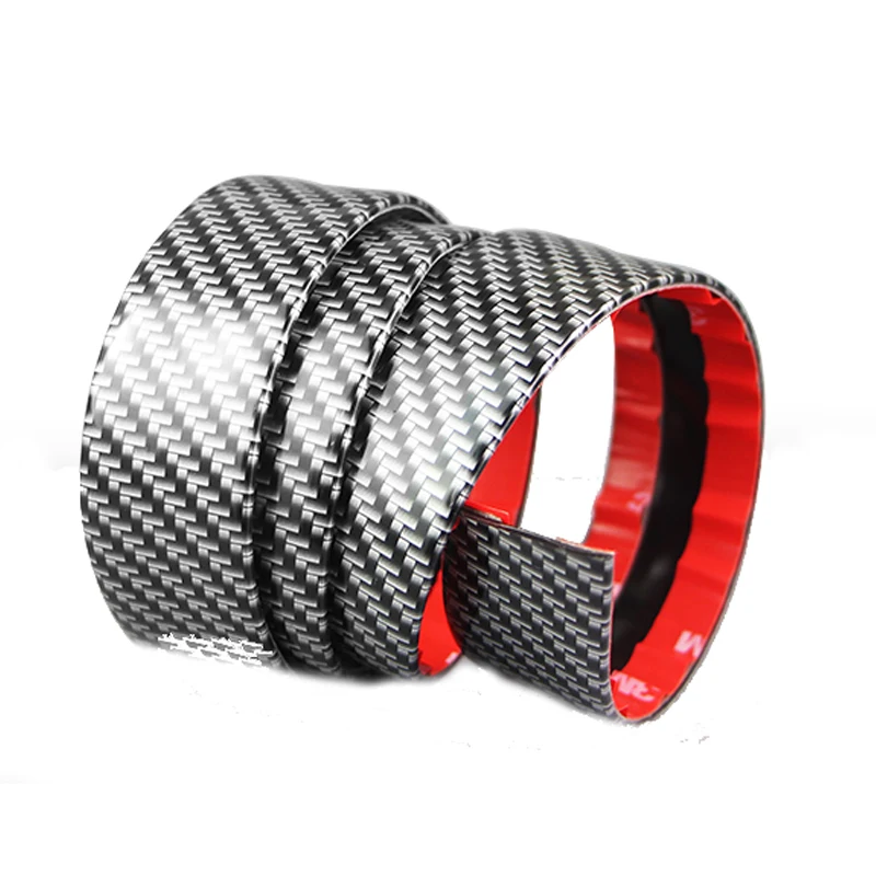 Защита двери автомобиля из углеродного волокна 1 м защита Бампера от царапин