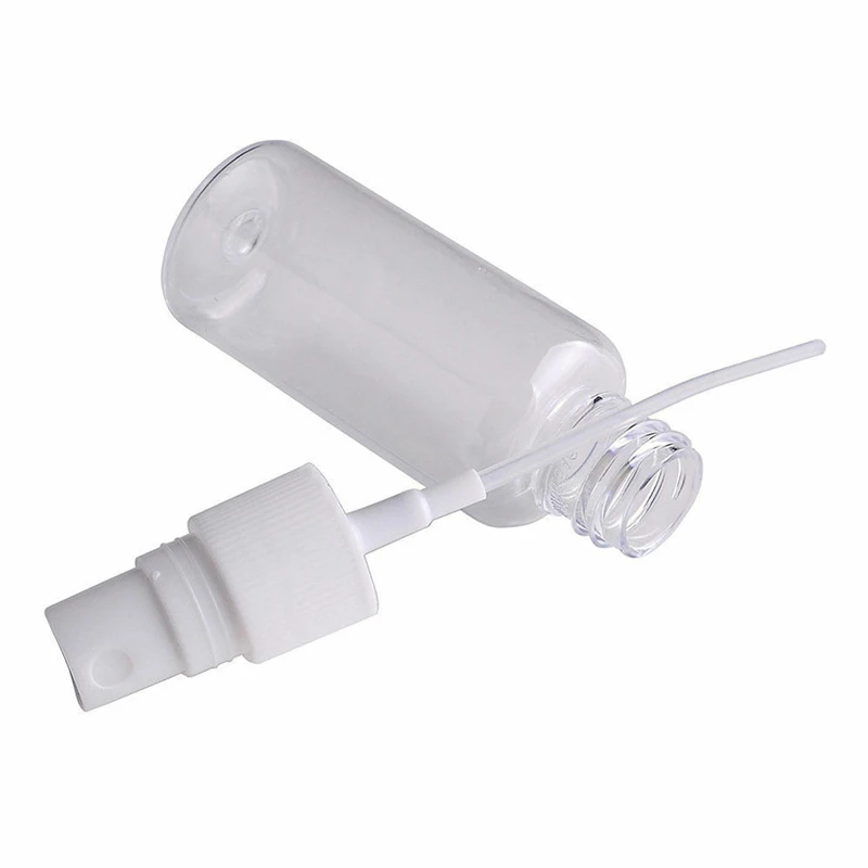

10pcs 100ml Portable Spray Can Transparent Plastic Empty Spray Bottle Mini Perfume Bottle Cosmetics Toner Water Spray Bottle
