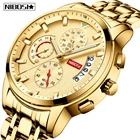 часы мужские  Лучшие брендовые роскошные мужские деловые часы NIBOSI Relogio Masculino мужские водонепроницаемые часы Reloje часы мужские модные спортивные кварцевые часы