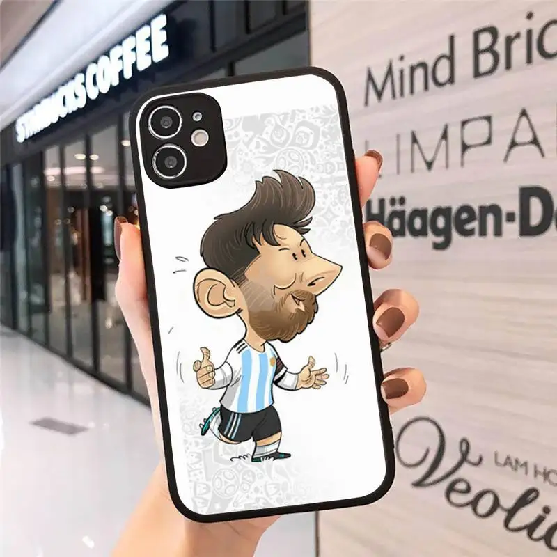 

cute cartoon sport football ball star Phone Case Matte Transparent for iPhone 7 8 11 12 s mini pro X XS XR MAX Plus cover funda