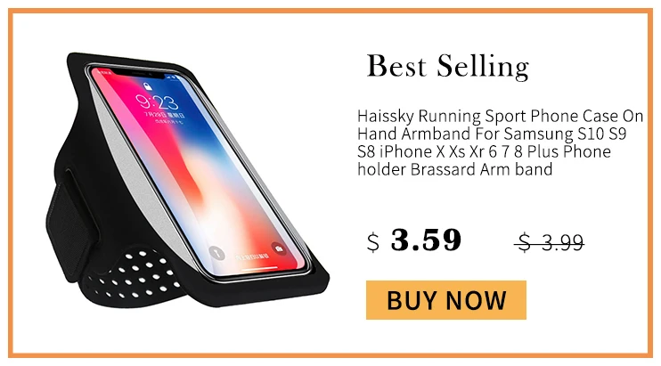 Нарукавник HAISSKY для спортзала, спорта, бега, для iPhone 11 Pro Max X Xs 8 7 6 Plus, лайкра, фитнес-браслет для huawei P30 P20 Lite