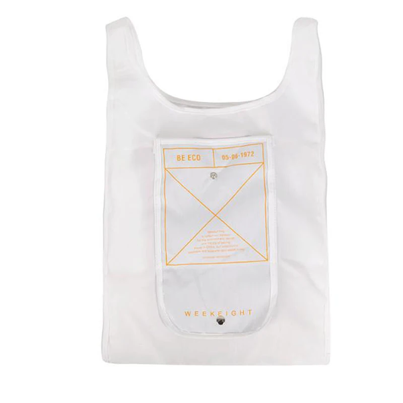 Portable Eco Grocery Storage Bag Folding Large Capacity Handbags Omen Foldable Tote Waterproof Reusable Shopping Bags | Дом и сад