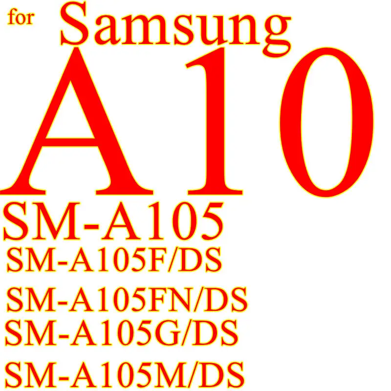 for samsung a10 Закаленное Стекло на samsung Galaxy A10 A20 A30 A40 A50 A60 Экран протектор для samsung A10S A20E A20S A30S A50S чехол Защитное стекло - Цвет: for samsung a10