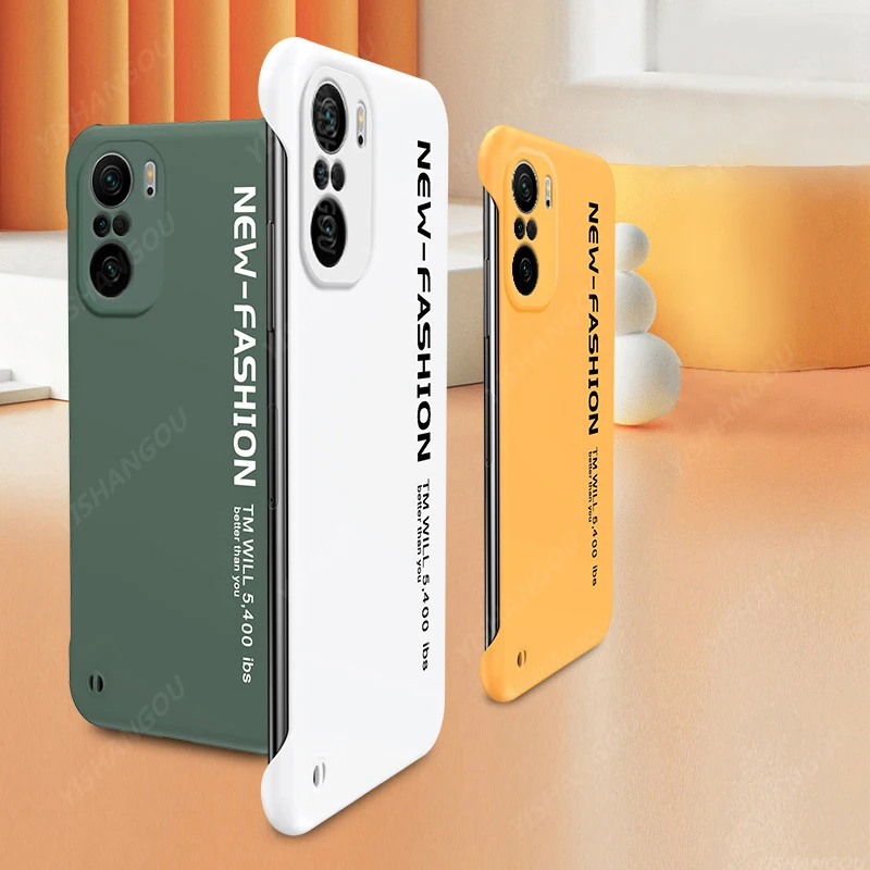 

Frameless PC Hard Phone Case For Xiaomi Redmi Note 9 8 Pro 10s Mi 11 Lite 5G Poco F3 A3 Note 10 4G CC9E Ultra-thin Cover Back