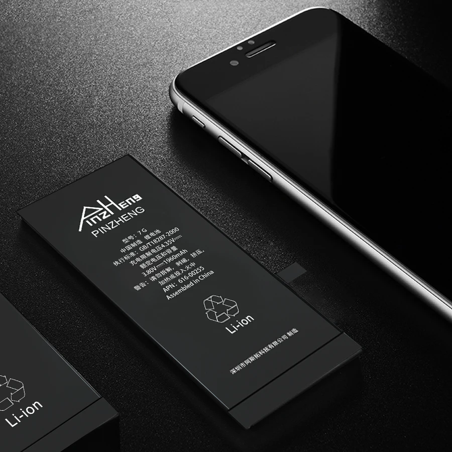 pinzheng high capacity phone battery for iphone 7 7p 6 6p se battery with tools kits 0 cycle replacement bateria free global shipping