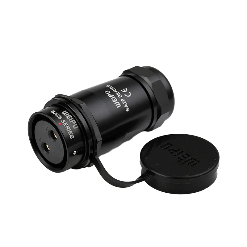 WEIPU SA2810 + SA2811 SA28 M28 водонепроницаемый электрический кабель прямой переходник 2 3 4 7 8