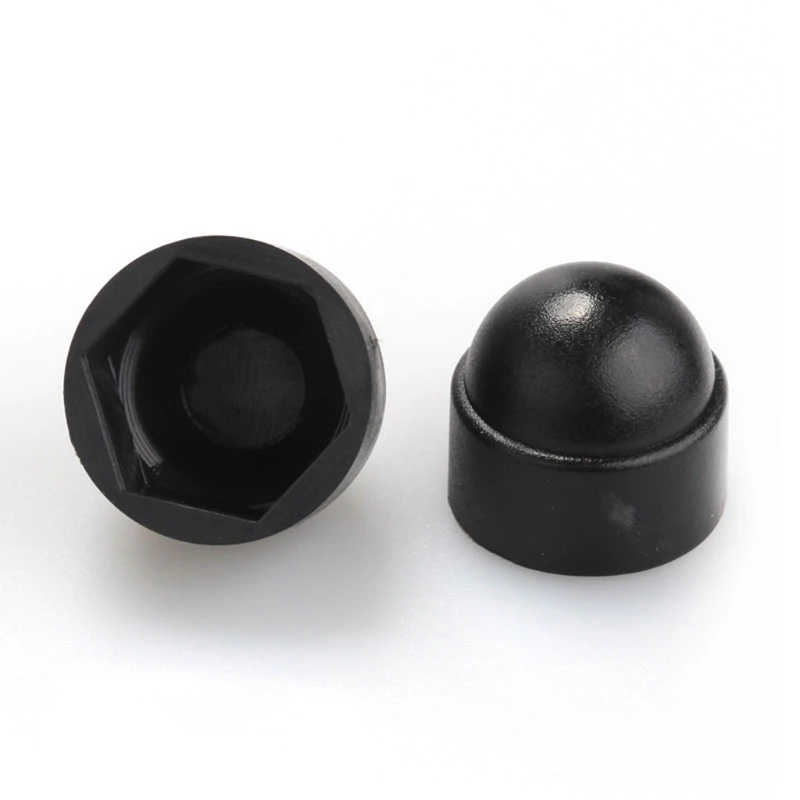 

145Pcs M4/M5/M6/M8/M10/M12 Rubber Hex Bolt Rubber Nut Dome Protection Cover Q1JB