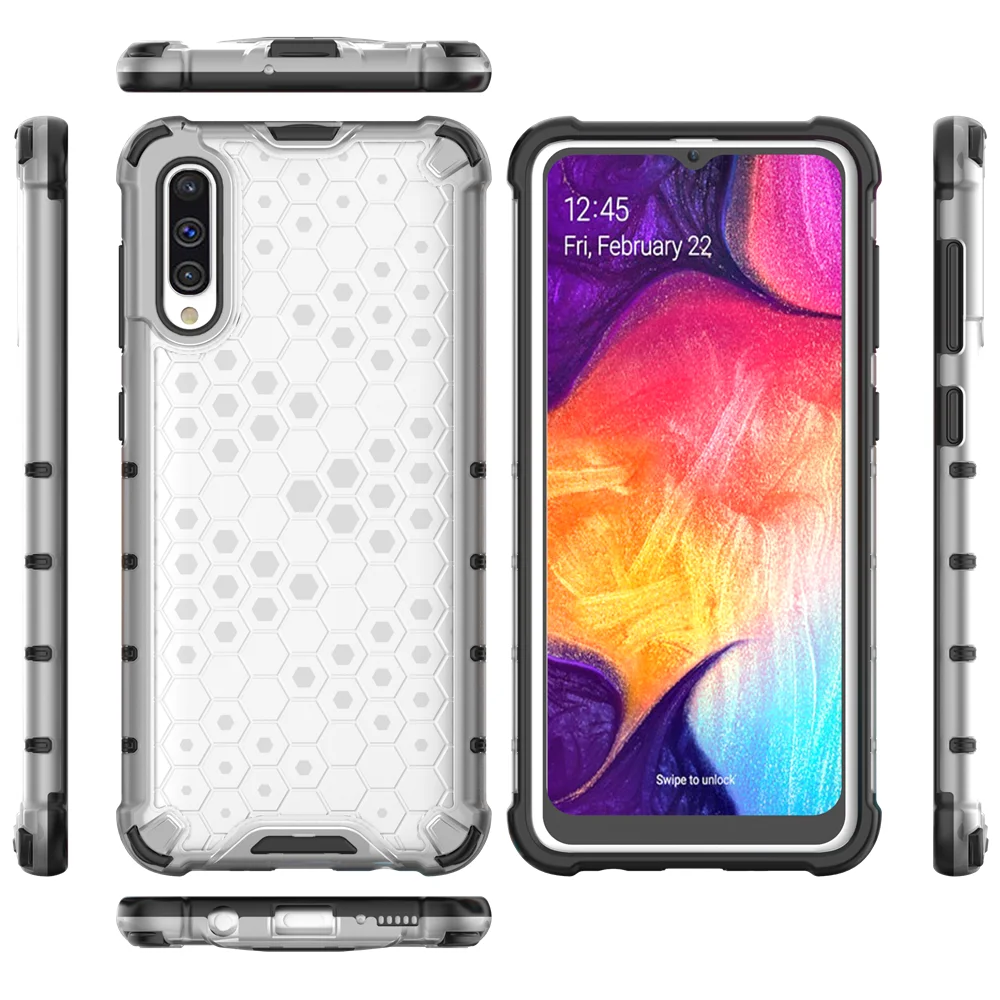 Для samsung A50 чехол прозрачный защитный Гибридный бронированный чехол для samsung Galaxy A70 A40 A30 A20 A10 A50S A30S M30 M20 крышка(XS0514