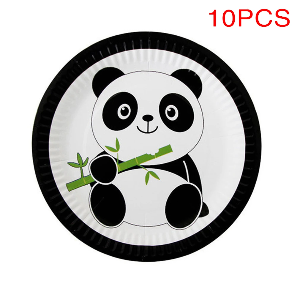 Декоративные реквизиты для вечеринки в честь Дня Рождения панды и набор столовых