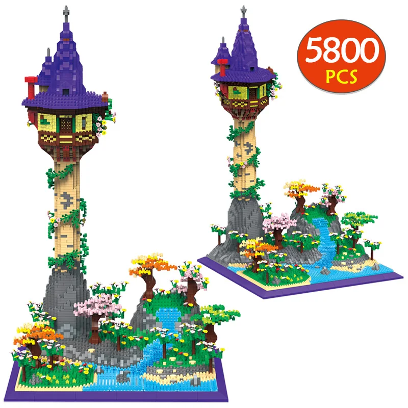 

5800pcs Mini City Fairy Tales Magic Castle Architecture Building Blocks Friends Movie Tower Houses Bricks Toys For Kids Gifts