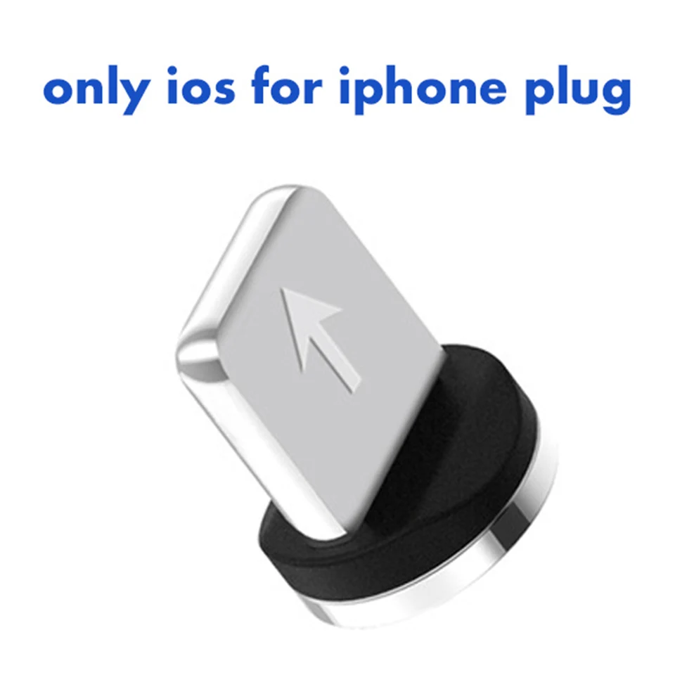 Магнитный кабель Micro Usb зарядный штекер 90 градусов Type-C для быстрой зарядки IPhone X Xr 8