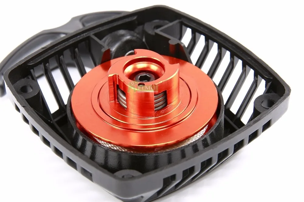 Easy Pull Starter with CNC Turbine Fit for 1/5 HPI ROFUN Rovan KM BAJA Losi 5ive T FG GoPed RedCat | Игрушки и хобби