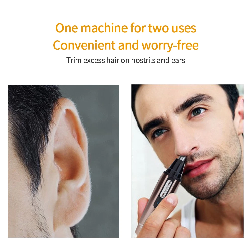 Зарядный триммер для волос в носу нож стрижки Безопасный инструмент ухода за