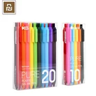 Оригинальный Xiaomi Mijia Sign Pen 0,5 мм ABS pen PREMEC Smooth Switzerland Refill MiKuni Japan Ink с красочными чернилами