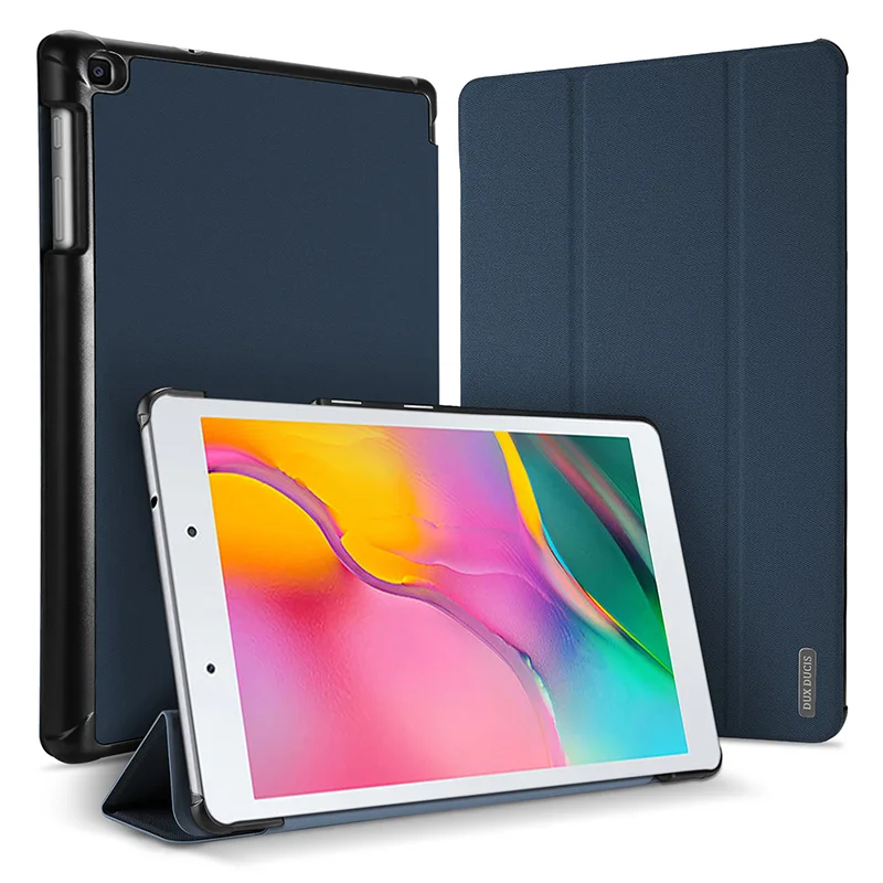 Синий Флип-чехол для samsung TAB A 8,0 T290/T295, защитный Магнитный чехол-подставка из искусственной кожи, ударопрочный чехол для планшета - Цвет: Синий