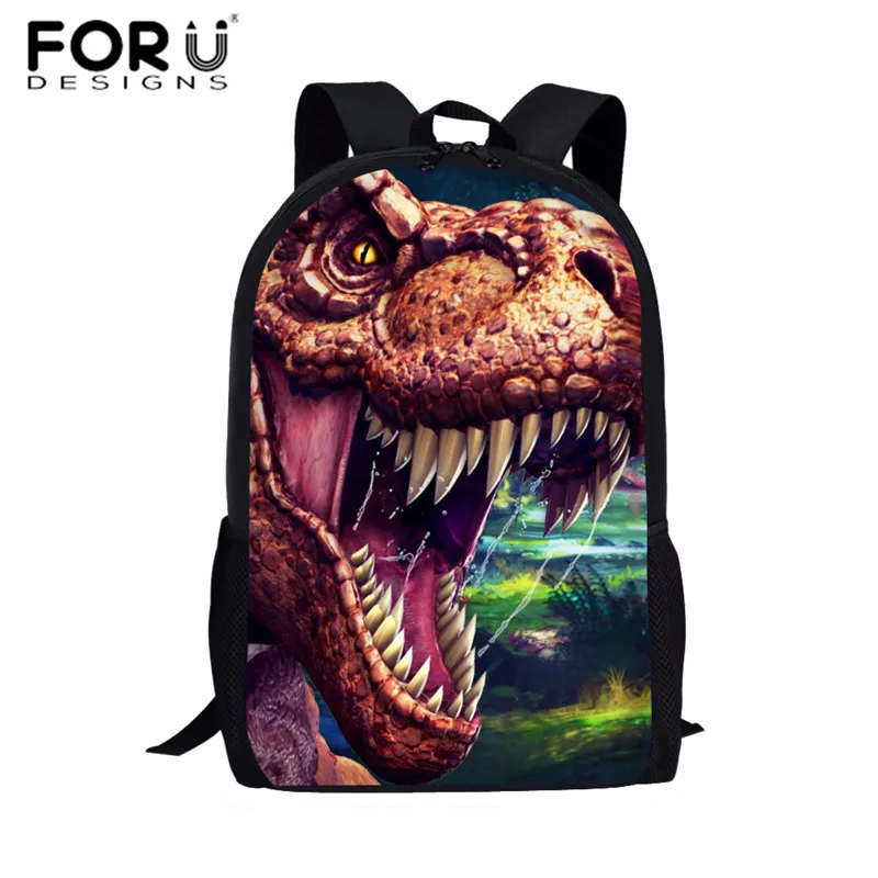 Z5218C FORUDESIGNS Jurassic World детские школьные ранцы для мальчиков T-rex рюкзак в виде динозавра первичные Детские рюкзаки детская сумка на подарок Mochilas - Цвет: Z5218C