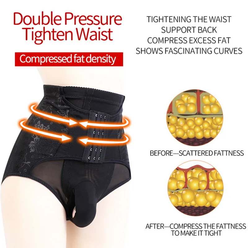 Мужские трусы с мешочком для пениса серые Утягивающие шорты слитное нижнее белье