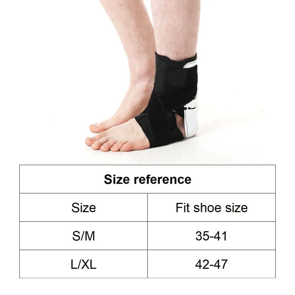 Prevent Prolapse Valgus and Varus Correction Shoe-shaped Ankle Joint Fixation Foot Orthosis Support Unisex Care Tool | Красота и