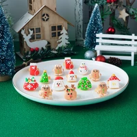christmas series mini ring biscuit mold cookie stamp cutter chocolate candy moulds diy baking tools accessories santa claus elk